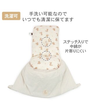 PET PARADISE ペットパラダイス くまちゃん クール カート用 クッション 《アイス柄》 ホワイト