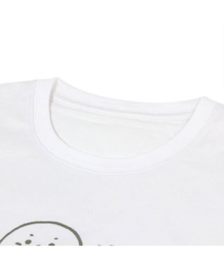 Mother garden しろたん Tシャツ 半袖 《ここから先はぼくを通してください柄》 白色　S/M/L/XL レディース メンズ ユニセックス 男女兼用 半袖 あざらし アザラシ かわいい キャラクター マザーガーデン #しろたんＴシャツ2021 父の日ギフト 白~オフホワイト