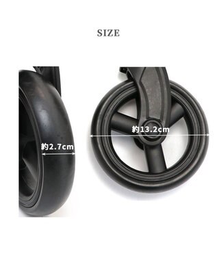 PET PARADISE  smooca mini ペットカート用 前輪セット 前輪セット