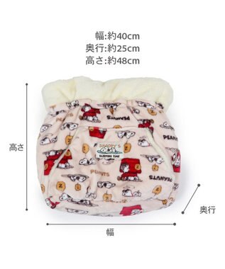 PET PARADISE スヌーピー 遠赤外線 犬たんぽ 《うたたね柄》 ベージュ