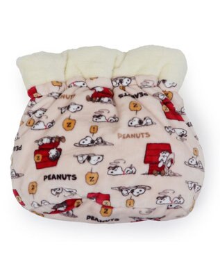 PET PARADISE スヌーピー 遠赤外線 犬たんぽ 《うたたね柄》 ベージュ