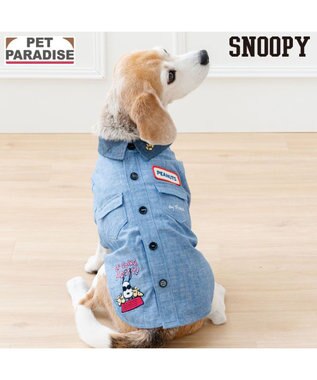 PET PARADISE スヌーピー ワークシャツ 中型犬