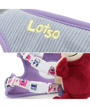 PET PARADISE ディズニー トイ・ストーリー ロッツォ マスコット付き ハーネス S 小型犬 ピンク(濃)