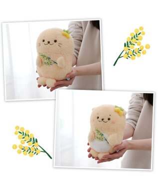 Mother garden しろたん ミモザマスコット 《しろたん》 単品 しろたん