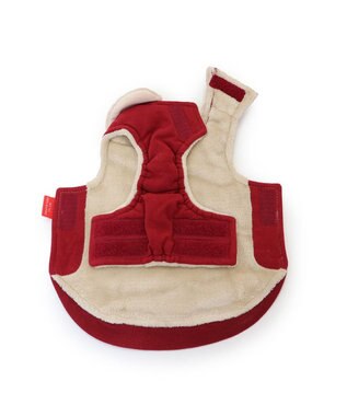 PET PARADISE リサとガスパール 遠赤外線 ベスト 《ハート》 小型犬 赤