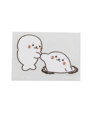 Mother garden しろたん どこでも一緒しろたんステッカー 4枚セット 《ひっぱりあげ/Now Loading…/ぴょこ/はりつき》 4枚セット