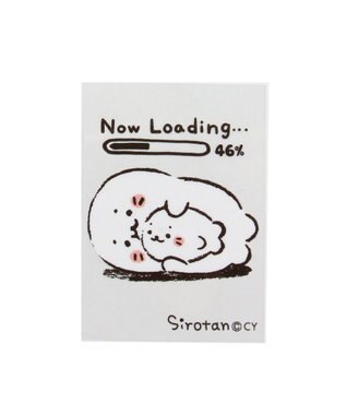 Mother garden しろたん どこでも一緒しろたんステッカー 4枚セット 《ひっぱりあげ/Now Loading…/ぴょこ/はりつき》 4枚セット