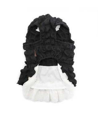 PET PARADISE ペットパラダイス ぽこぽこ ワンピース 《ブラック》 小型犬 ブラック