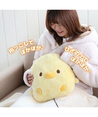 Mother garden マザーガーデン こぴよ USB あったか クッション 黄色