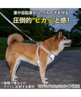 PET PARADISE ペットパラダイス 超反射 切り替え ハーネス＆リード ＳＭ 《ブルーグリーン》 ブルーグリーン