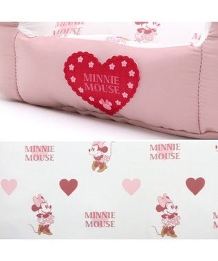 PET PARADISE ディズニー ミニーマウス クールカドラー 《ハート柄》 Ｓ ホワイト×ピンク