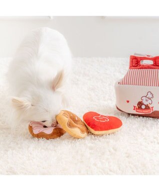 PET PARADISE ペットパラダイス ドーナツセット トイ レッド