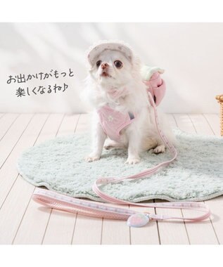 PET PARADISE ペットパラダイス リュックハーネス 《花苺》 Ｓ ピンク