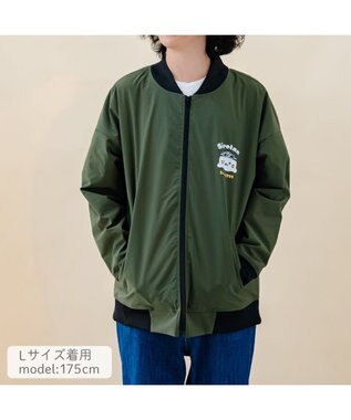 Mother garden しろたん ブルゾン《しろたんライダー柄》 ユニセックス  カーキ