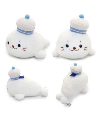 Mother garden しろたん マリン ちびマスコット ぬいぐるみ 《 しろたん / らっこいぬ / らむね》 単品 しろたん