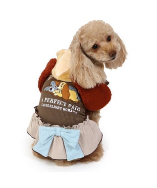 PET PARADISE ディズニー わんわん物語 レディ パーカー 《ブラウン 》 小型犬 ブラウン