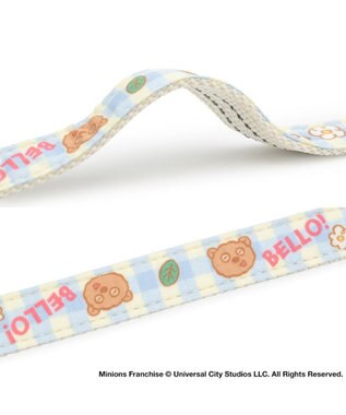 PET PARADISE ミニオン ティム お花柄 リード ＳＳ～Ｓ ブルー