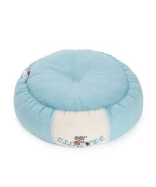 PET PARADISE スヌーピー クールカドラー 《アイス柄》 丸型 M ホワイト×ブルー