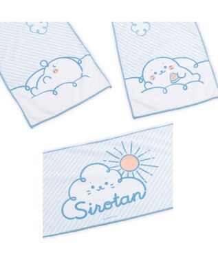 Mother garden しろたん クールタオル 《雲でまったり》 単品 雲でまったり