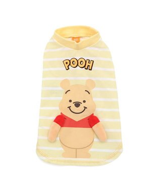 PET PARADISE ディズニー くまのプーさん 手つなぎＴシャツ 接触冷感 中型犬 大型犬 イエロー