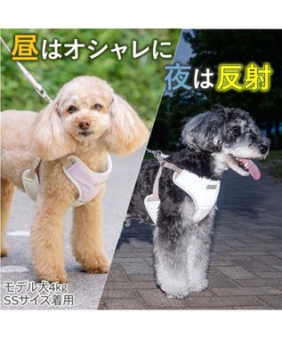 PET PARADISE ペットパラダイス 超反射切り替え ハーネス＆リード ＳＳ 《ピンク》 ピンク