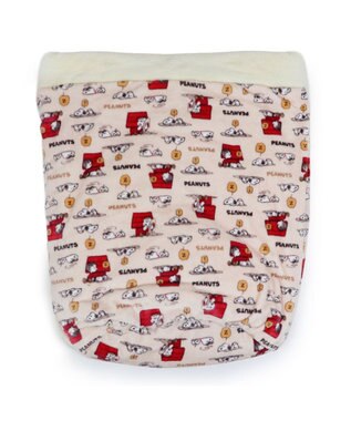 PET PARADISE スヌーピー  寝袋 筒型《うたたね柄》 L  中型犬 ベージュ