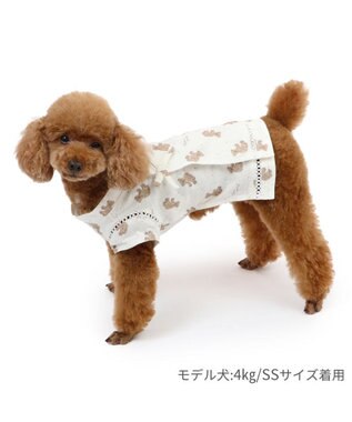 ペットパラダイス　わんちゃん用ランドセル（4個セット） Lee 牛柄 背中開きボアベスト 《白黒》 小型犬 / PET PARADISE