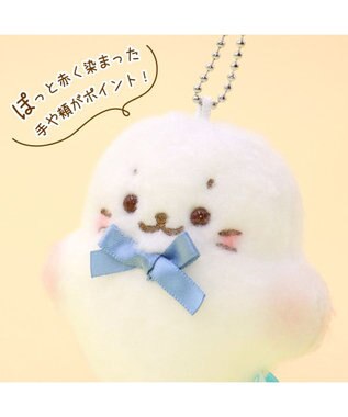 Mother garden しろたん フラットチーク キーホルダー 《しろたん》 単品 しろたん