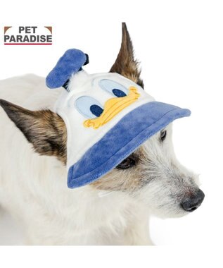 PET PARADISE ディズニー ドナルドダック お顔キャップ ４Ｓ～３Ｓ/ＳＳ～Ｓ