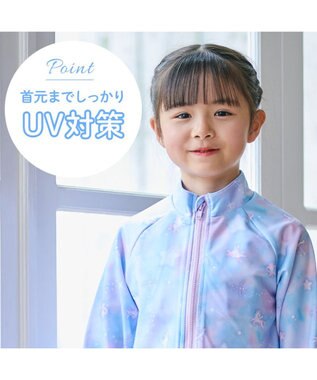 Mother garden マザーガーデン ユニコーン ラッシュガード 《ミルキーウェイ柄》 110/ 120/ 130cm ミルキーウェイ柄