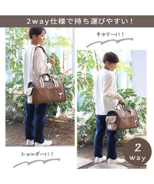 PET PARADISE スヌーピー  シンプル折りたたみ キャリーバッグS 【超小型犬】 茶系