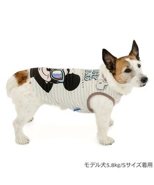 PET PARADISE ディズニー ミッキーマウス サングラス クール タンクトップ 小型犬 ベージュ