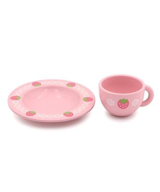 ■マザーガーデン■マザーグース■いちご食器セット■イチゴ■苺■ペットパラダイス マザーガーデン 野いちご ままごと カップ＆お皿 / Mother
