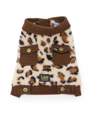 PET PARADISE Lee レオパード ボア ベスト 小型犬 レオパード柄