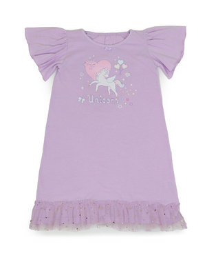 Mother garden マザーガーデン フリル袖 ワンピース M/L サイズ 100~120cm 120~140cm 《ユニコーン/野いちご》 ユニコーン