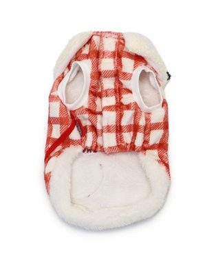 PET PARADISE スヌーピー ハートボアベスト《レッド》小型犬 ホワイト×レッド