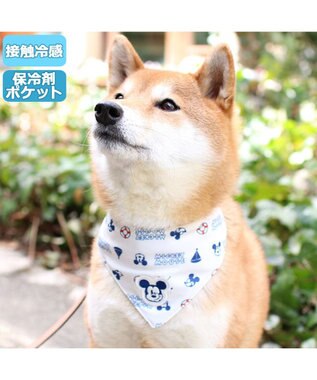 犬 クール バンダナ ひんやり 夏 保冷剤付き ディズニー ミッキーマウス マリン柄 ネッククーラー 中型犬 首元 ひんやり バンダナ ひんやり 涼感 冷却 吸水速乾 キャラクター Pet Paradise 通販 雑貨とペット用品の通販サイト マザーガーデン ペットパラダイス