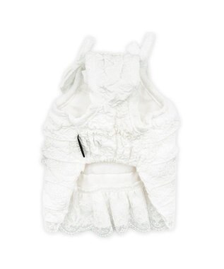 PET PARADISE cherircouture ホワイトローズ キャミソール 小型犬 ホワイト