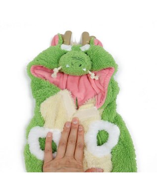 PET PARADISE ペットパラダイス なりきりパーカー 辰 小型犬 黄緑
