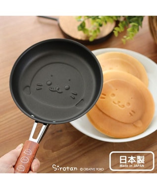 Mother garden しろたん パンケーキ フライパン 直径16cm フッ素コーティング 日本製 -