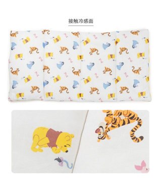 PET PARADISE ディズニー くまのプーさん クールロールマット ホワイト×イエロー