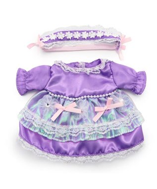 Mother garden マザーガーデン うさももドール プチマスコット Sサイズ 用 着せ替えお洋服  《プチプリズムドレス》 紫