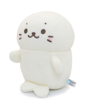 しろたん あみぐるみ お座り マスコット 《しろたん/らっこいぬ》 単品