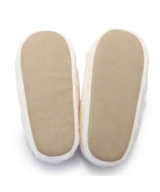 Mother garden しろたん ピコピコ スリッパ レディースフリーサイズ 白～オフホワイト