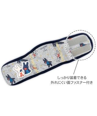 PET PARADISE リサとガスパール マナーベルト 総柄 小型犬 グレー