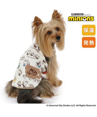  ミニオン ペティヒート タンクトップ 《コーヒー柄》 小型犬 超小型犬