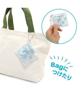 Mother garden しろたん クリアマルチケース 【単品】 しろたんお花柄