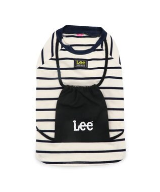 PET PARADISE Lee ナップサック付き Ｔシャツ 小型犬 ホワイト×ブラック