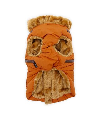 PET PARADISE ペットパラダイス  アウターハーネス キルト 小型犬 オレンジ