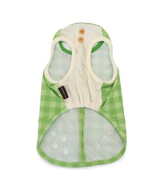 PET PARADISE ペットパラダイス エコメイド タンクトップ 《ポップな恐竜》 小型犬 ライトグリーン